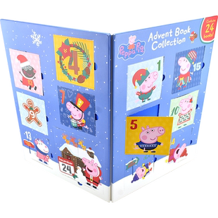 Peppa Pig Advent Book Collection 小猪佩奇 圣诞倒数日历24册 英文故事绘本  亲子读物 英文原版进口儿童图书