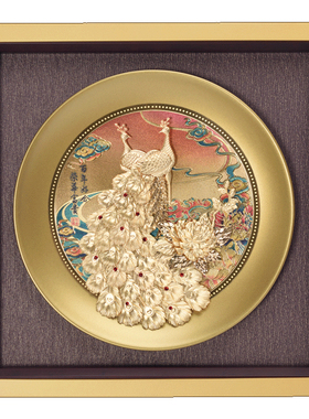 金悦珍品金箔祝福新中式客厅卧室
