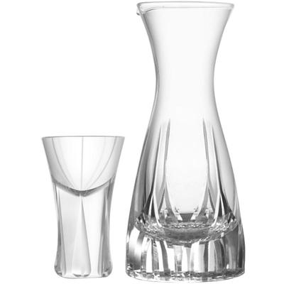 彼默手工刻花水晶玻璃白酒杯