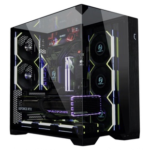 联力 O11 Vision Compact 无立柱海景房 三面玻璃 台式电脑机箱