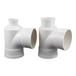 PVC瓶型三通下水管配件管件110*50 110*75Y三通三叉外插管内插160