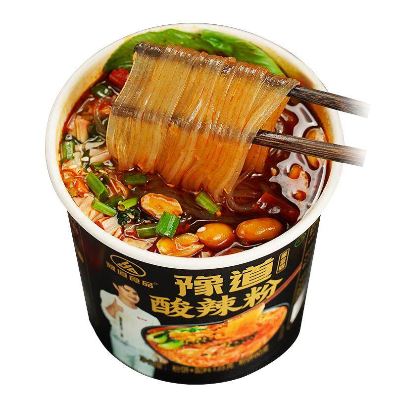 豫道食品黑金版酸辣宽粉6桶装