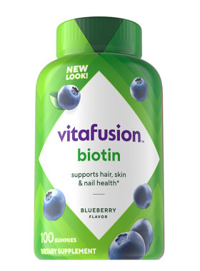 vitafusion生物素发量蓬蓬软糖