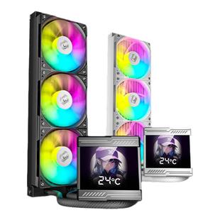 爱国者冰魄R360水冷一体式CPU散热器台式电脑冷排ARGB磁吸显示屏