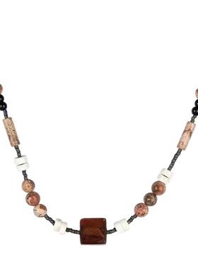 新中式项链复古串珠蝴蝶项链女轻奢小众设计感内搭禅意锁骨链配饰