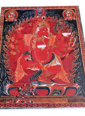 红象鼻天财神高清微喷