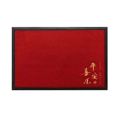 入门地垫轻奢红色门垫免洗地毯