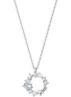 I Do&Co.漫天星河项链女925银锁骨链轻奢设计感 轻奢礼物送女友