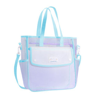 网纱补习袋女小学生轻便手提拎书袋男女孩大容量儿童书包斜挎包补课包高中生大容量学习袋课本作业美术补习包