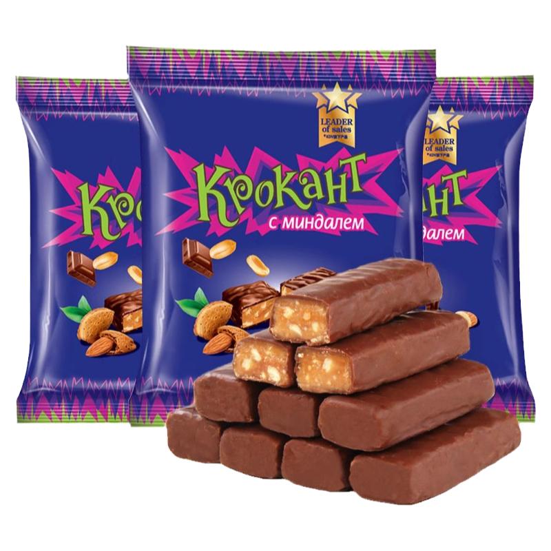 kdv俄罗斯紫皮糖联名结婚喜糖婚糖休闲夹心巧克力糖果小零食批发