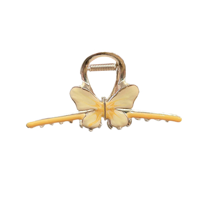 蝴蝶发夹女后脑勺抓夹高级感