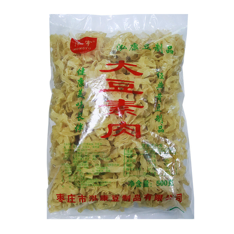 干豆皮干货散装豆腐皮人造蛋白肉山东特产油豆皮无盐粒豆制品东北