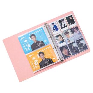 卡册9格九宫格封面来图定制追星收纳b5活页收纳册文件夹7寸明信片收纳册韩国透卡专辑小卡卡片收集册九格