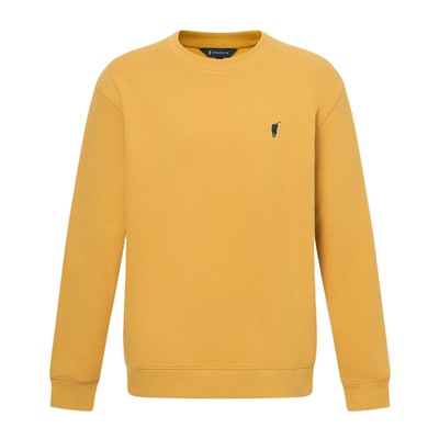 【特惠】POLOWALK男士卫衣2025秋季新品圆领休闲100%棉打底衫男