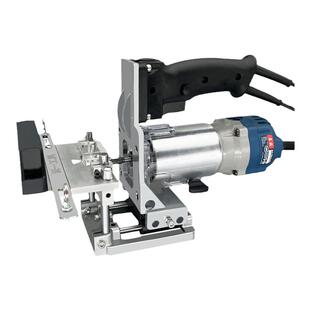 沃一新款隐形连接件批量定位木工二合一自动开槽机修边开槽架模具