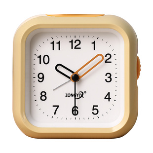 迷你小闹钟简约新款床头桌面宿舍学生专用叫醒高颜值奶油静音时钟