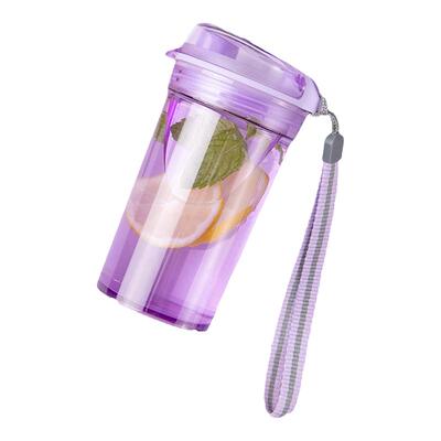 特百惠晶彩mini随心水杯280ml儿童学生专用高颜值女塑料便携