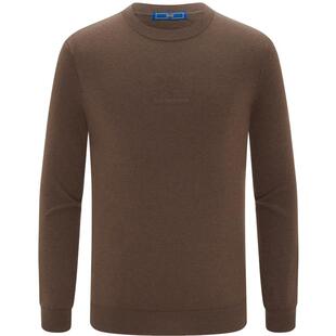 【苏博联名】EMZ鄂尔多斯25秋冬新款男士休闲圆领羊毛针织衫毛衣