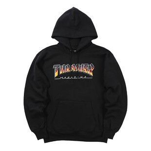 【特价折扣】Thrasher  BBQ Redux 美版立体烧烤火焰加绒卫衣帽衫