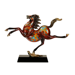 顺丰包邮黄铜马摆件马踏飞燕电视柜玄关书房酒柜装饰开业乔迁送礼