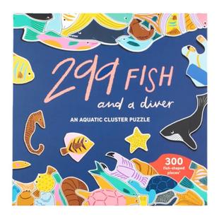 官方授权 299只海洋生物和1个潜水员拼图 生日礼物 现货 英国购
