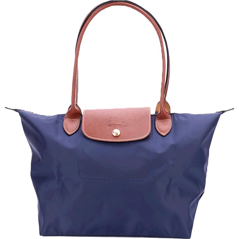 【自营】LONGCHAMP/珑骧女士经典款中号长柄饺子包手提包2605089