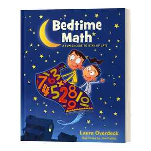华研原版 英文原版 Bedtime Math A Fun Excuse to Stay Up Late 睡前数学1熬夜的有趣借口 精装 英文版 进口英语原版书籍