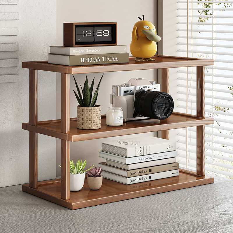 新品 桌面置物架办公室多层水杯架学习书桌搁板收纳厨房台面架小