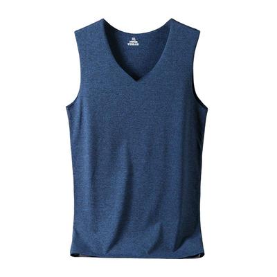 2件无痕保暖背心男加绒加厚修身