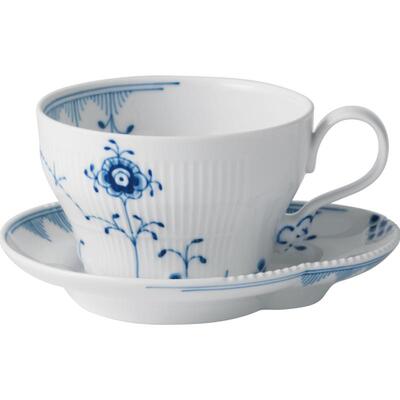 皇家哥本哈根手绘茶具套装茶杯碟