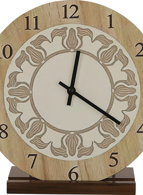 创意中古风桌面数字时钟摆件