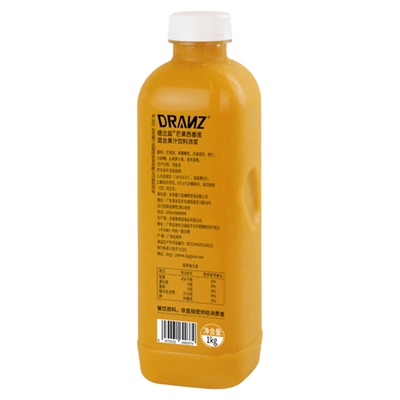 德兰兹芒果西番莲浓浆奶茶店专用