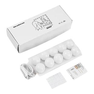 化妆灯化妆补光灯灯泡LED化妆镜补光灯sub灯镜子灯补光免打孔布线