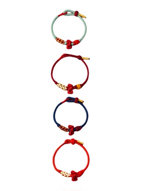 寄予文昌结小红绳手工编织手绳