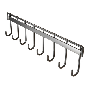 厨房挂钩免打孔墙上一排挂勺子铲子挂架浴室毛巾架入户玄关置物架