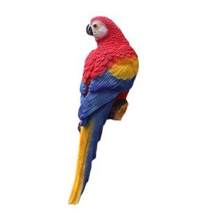 仿真新款鹦鹉喜鹊假鸟树脂动物户外庭院花园林景观树上装饰挂件