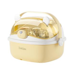 奶瓶收纳箱沥水架晾干架便捷防尘宝宝婴儿专用辅食工具餐具收纳盒