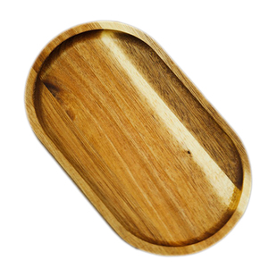 勾画纯实木茶盘小型一人干泡台茶泡盘相思木茶托木质放茶杯的托盘