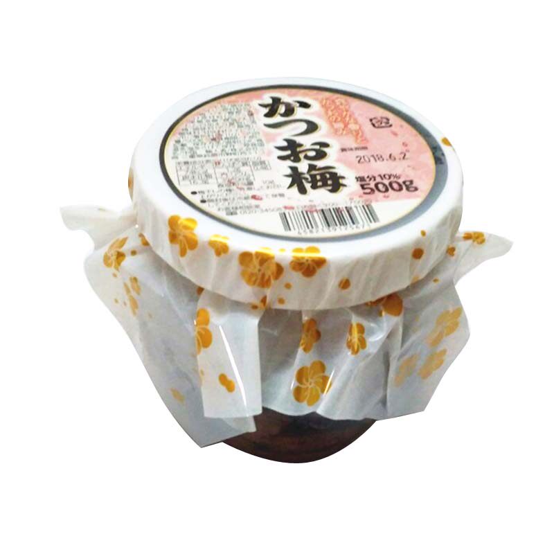 かつお梅 日本鲣鱼紫苏调味梅 罐装盐渍酸梅子茶泡饭寿司料理食材