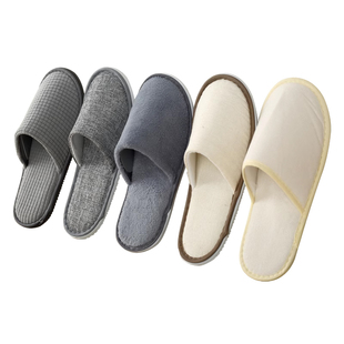 酒店宾馆一次性拖鞋待客拖鞋星级高档高端民宿居家珊瑚绒防滑定制