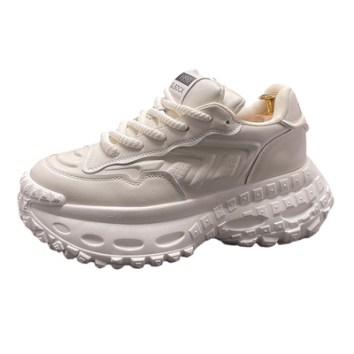 老爹鞋男厚底百搭内增高小白鞋