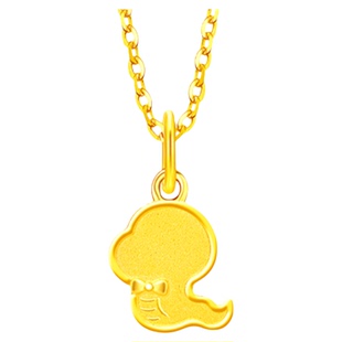 调太幅饼干蛇项链 女小金蛇轻奢纯银18K金生肖蛇锁骨链本命年礼物