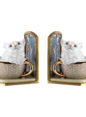 茱莉安陶瓷法式书房书立