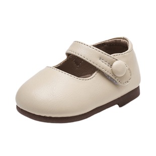 宝宝公主鞋儿童软底单鞋春夏新款0-1-3岁女童休闲潮鞋婴幼儿皮鞋