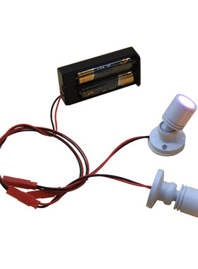 led一拖二手办展示柜模型小射灯