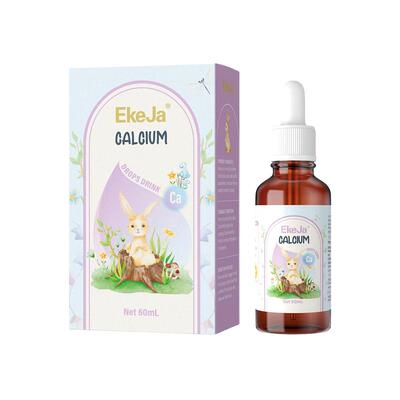 EkeJa伊可佳柠檬酸钙儿童液体补充剂60ml非乳钙 新西兰进口