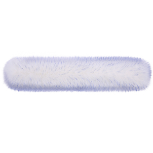 超大仿狐狸貉子毛毛领子大衣羽绒派克服毛领子假帽条围脖单买冬女