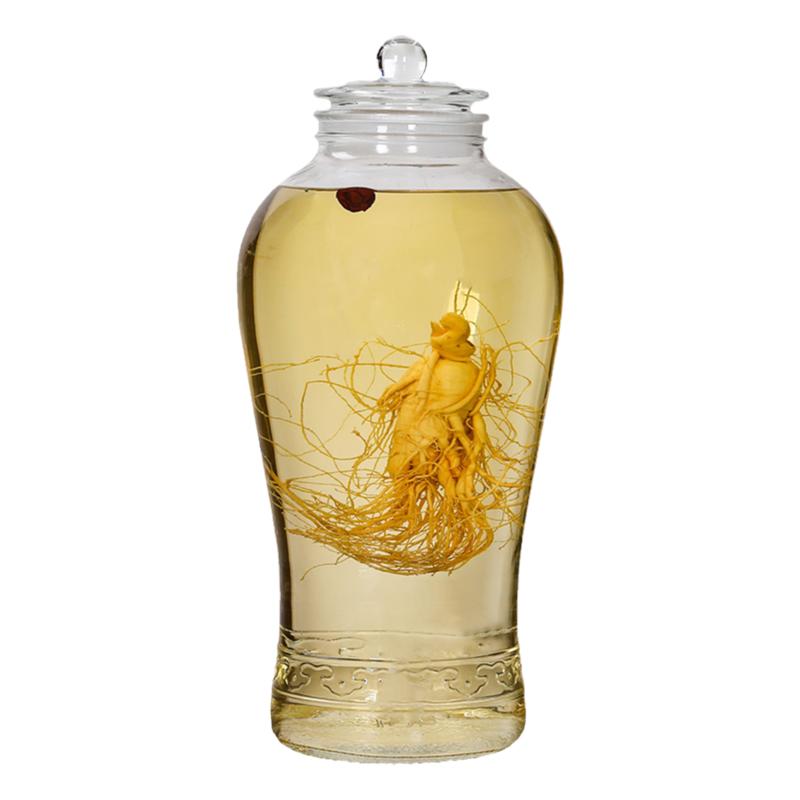 加厚玻璃泡酒瓶带龙头坛子家用