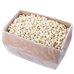 年货自然开口开心果散装5斤整箱批货盐焗味原味无漂白干果坚果批