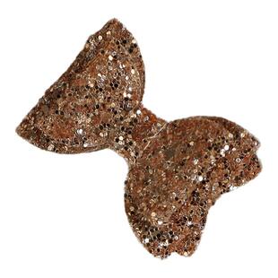 儿童可爱亮片细闪蝴蝶结发圈女童甜美亮晶晶发夹扎发皮筋对装发饰